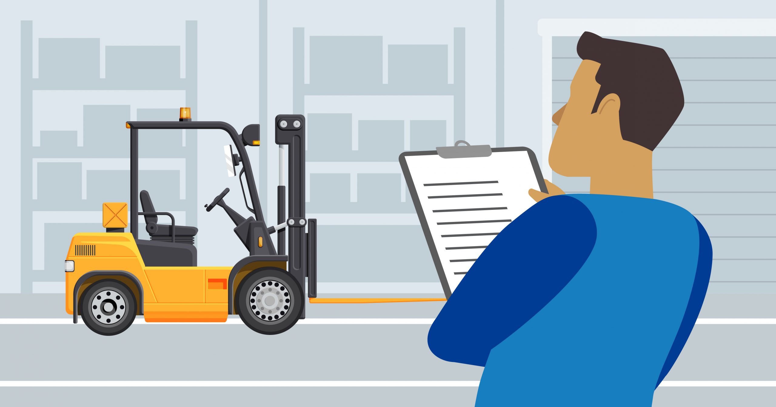 10 common mistakes to avoid during a forklift practical test - Forgetting to carry out a pre-shift inspection 